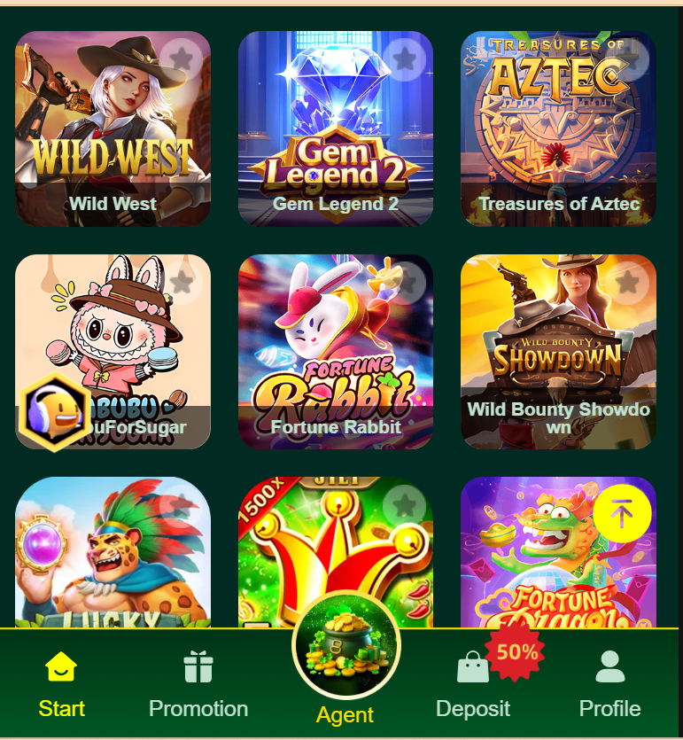 Pa7kk Game Home Screen