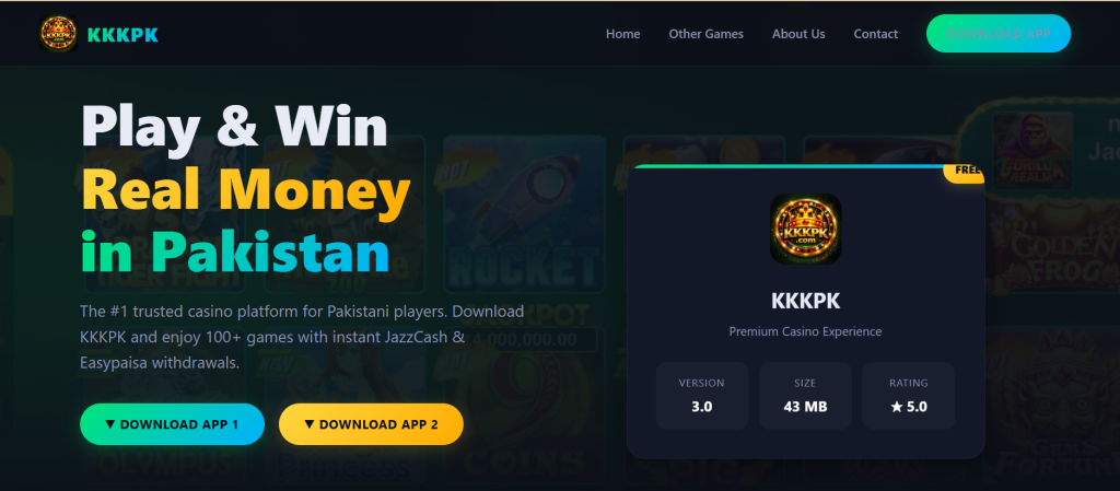 kkkpk Game Home Screen