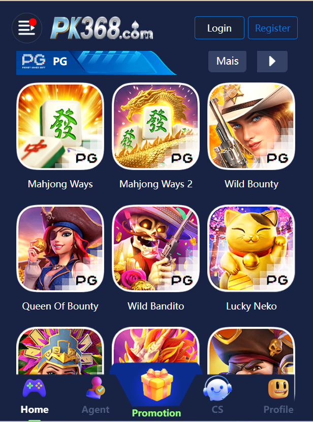 pk358 game Home Screen